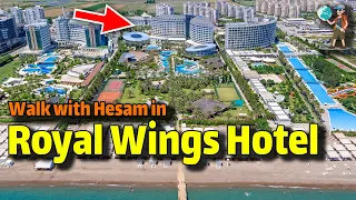 ROYAL WINGS HOTEL Uall Inclusive ANTALYA WALKING TOUR Travel Vlog : ROYAL WINGS ANTALYA HOTEL