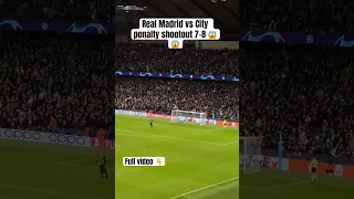 Manchester city vs Real Madrid 7-8 & penalty shootout & 17/04/2024 & champions league