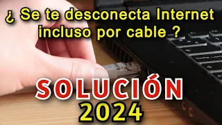 ¿Se te desconecta internet esporádicamente por cable de red?? Solución