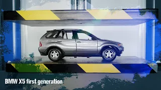 Crushing BMW X5 First generation Model Toy Car SUV 4k UHD Video