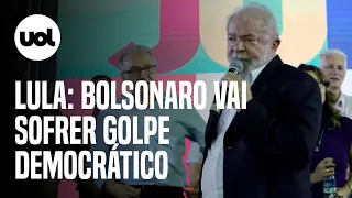 Lula diz que Bolsonaro vai 'sofrer golpe do povo' e afirma confiar em urna eletrônica