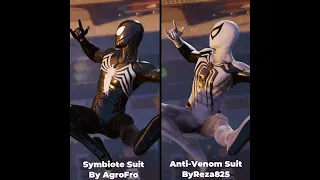 Symbiote Suit vs Anti-Venom Suit Marvel's Spider-Man 2| #spidermangame