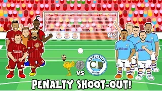 🏆4-5! Liverpool vs Man City Penalty Shoot-Out🏆 (Community Shield 2019 Parody Goals Highlights)