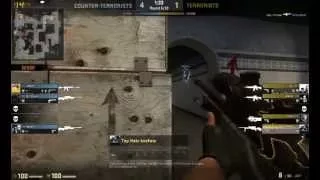 The 1 in a million csgo shot