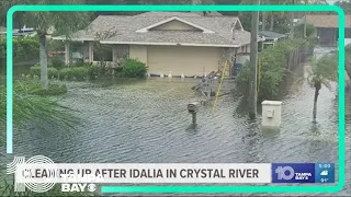 Idalia aftermath: Cleaning up in Crystal River