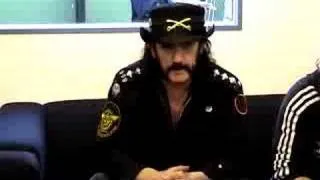 Lemmy Backstage at Download 2008