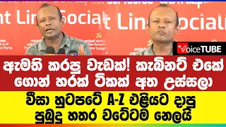 ඇමති කරපු වැඩක්! කැබිනට් එකේ ගොන් හරක් ටිකක් අත උස්සලා... වීසා හුටපටේ A-Z එළියට