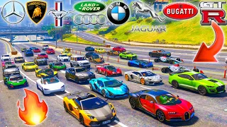 GTA 5: ALL NEW WORLD SUPER FASTEST CARS 🔥 STREET RACING DRAG RACE 😱 GTA 5 MODS! GTA 5 SUPER CARS!