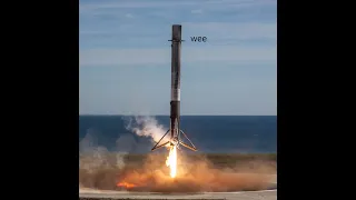 Roblox TU: Space X Falcon 9 booster landing