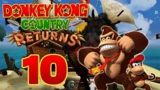 Let's Play Donkey Kong Country Returns - Part 10: Feuchte Ruinen