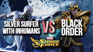 Who Would Win: Black Order VS Inhumans with Silver Surfer? I Marvel Strike Force