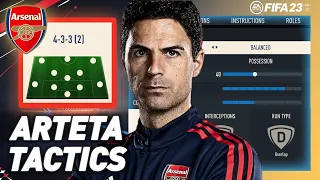 MIKEL ARTETA'S 4-3-3 ARSENAL TACTICS IN FIFA 23