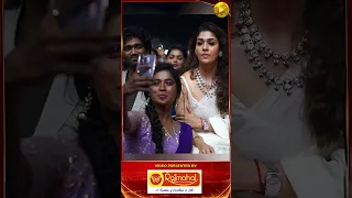 "Nayan Mam ஒரு Selfie Please"😍 Fan Girl-க்கு அழகா Pose குடுத்த Nayanthara💖 #BehindwoodsGoldIcons