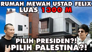 RUMAH MEWAH Ustad Felix 1300 M! ADA LAPANGAN BASKET LUAS BANGET #grebekrumah