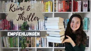 Krimi und Thriller Empfehlungen 🔍💥| Über 20 Empfehlungen! |RiasSoulWords