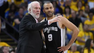 Tony Parker and Gregg Popovich | Naismith Memorial Basketball Hall of Fame Class of 2023