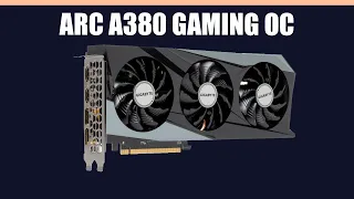 Видеокарта GIGABYTE Arc A380 GAMING OC