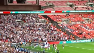 South shields fans at Wembley