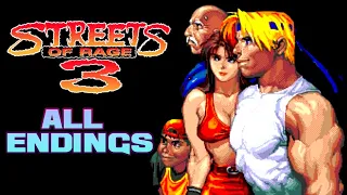 Streets of Rage 3 (Bare Knuckle III) All Endings