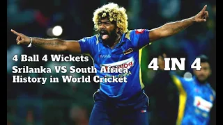 Magical Moments in Cricket History | Lasith Malinga vs South Africa, 2007 | 4 Balls 4 Wickets