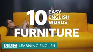 10 Easy English Words: Furniture 🛏️🪑🛋️