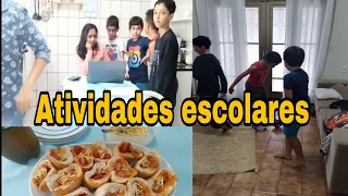 Vlog/ Império Songhai/Atividades Da Escola #vlog #escola #hotdog