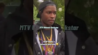 ASAP Rocky's Awkward Interview #shorts