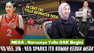 BERAKHIR DAH😩Cuma Mega yang di Terima KOVO "RED SPARKS TOLAK 29 PEMAIN" ini rumah kedua MEGA, Yolla😭