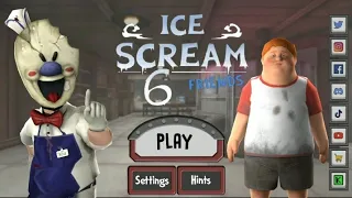 Ice Scream 6 Official Main Menu + Intro scene + Gameplay!!! | Ice Scream 6 | Keplerians | Fanmade