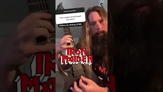 Iron Maiden’s Number Of The Beast in minor