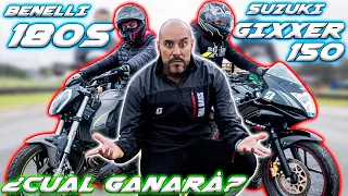 🟦 Gixxer 150 VS Benelli 180s 🟦 Mas cilindraje mejor?