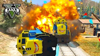 CAN YOU CRASH THE TRAIN IN GTA 5? - Train Derailment Crash Tests -CRAZY Experiments In GTA 5 - MYTHS