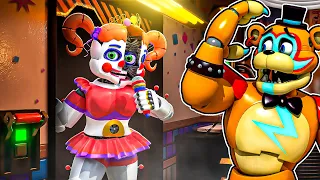 5 Night's at Circus Baby's DINER?! with Glamrock Freddy