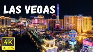 Las Vegas, United States in 4K ULTRA HD 60 FPS by Drone | Vegas Aerial Travel Diary