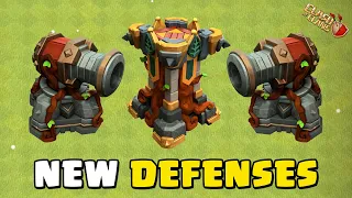 New Ricochet Cannons and Multi-Archer Tower Explained (Clash of Clans)