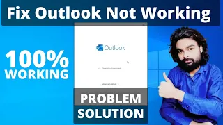 How To Fix Outlook Not Working Opening In Windows 10 | Microsoft Outlook Problem Solution