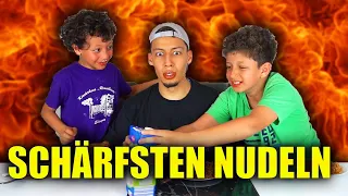 6 Jähriger isst Schärfsten Nudeln der WELT und dass passiert ……😱😱🔥