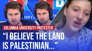 'Do you believe Israel should exist?' Columbia University protester quizzed by Ben Kentish | LBC