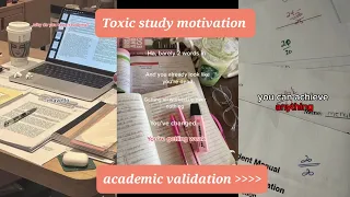 Toxic study motivation videos🏆🥇 // academic validation tiktok compilation