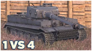 Tiger I • 4.4К УРОНА • 6 ФРАГОВ • WoT Blitz