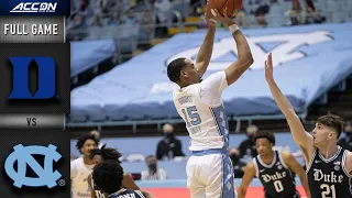 Duke vs. North Carolina Full Game Replay | 2020-21 ACC Men's Basketball