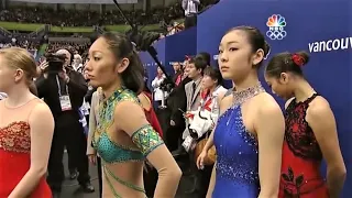 2010 Olympics Ladies FS Group 4 Warm-Up (NBC)