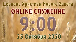 Прямой Эфир 25 10 2020 Служения Церкви Нового Завета, г. Николаев