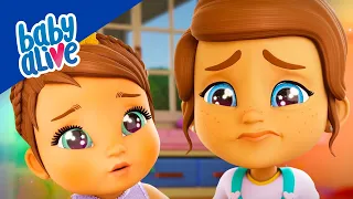 Baby Alive en Español 👑 ¡Princesa Ellie De Crecer Muñeca! 🪄 Dibujos Animados Para Niños 💕