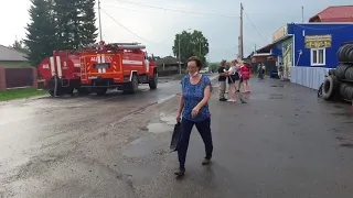 В Томской области сгорела церковь.