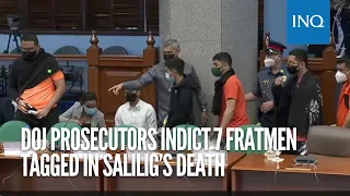 DOJ prosecutors indict 7 fratmen tagged in Salilig’s death