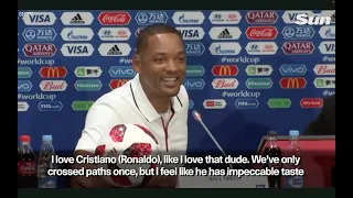 Will Smith 'loves' Ronaldo