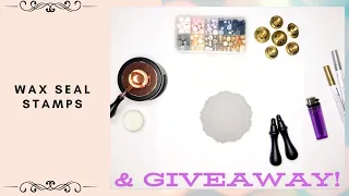 Wax Seal Stamps & GIVEAWAY ANNOUNCEMENT! 🎉