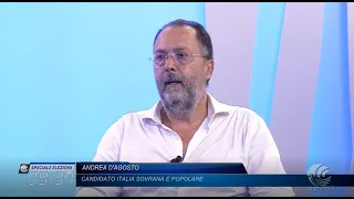 Speciale elezioni, intervista ad Andrea D'Agosto (candidato Italia sovrana e popolare)