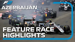 Formula 2 Feature Race Highlights | 2022 Azerbaijan Grand Prix